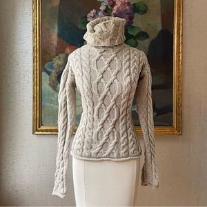 Vintage Irish Cable Knit Sweater